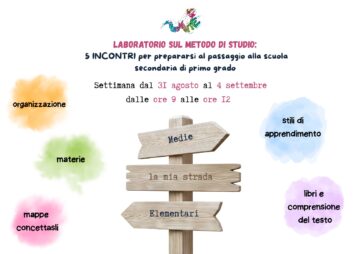 Laboratorio sul Metodo di Studio – 5 incontri